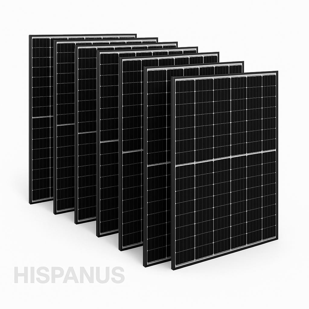 kit photovoltaïque 10 KW en batterie LiFePO4 6000 cycles + Onduleur 5kw avec APP / kit solaire autoconsommation + 9 panneaux 435w comprend HISPANUS - 5
