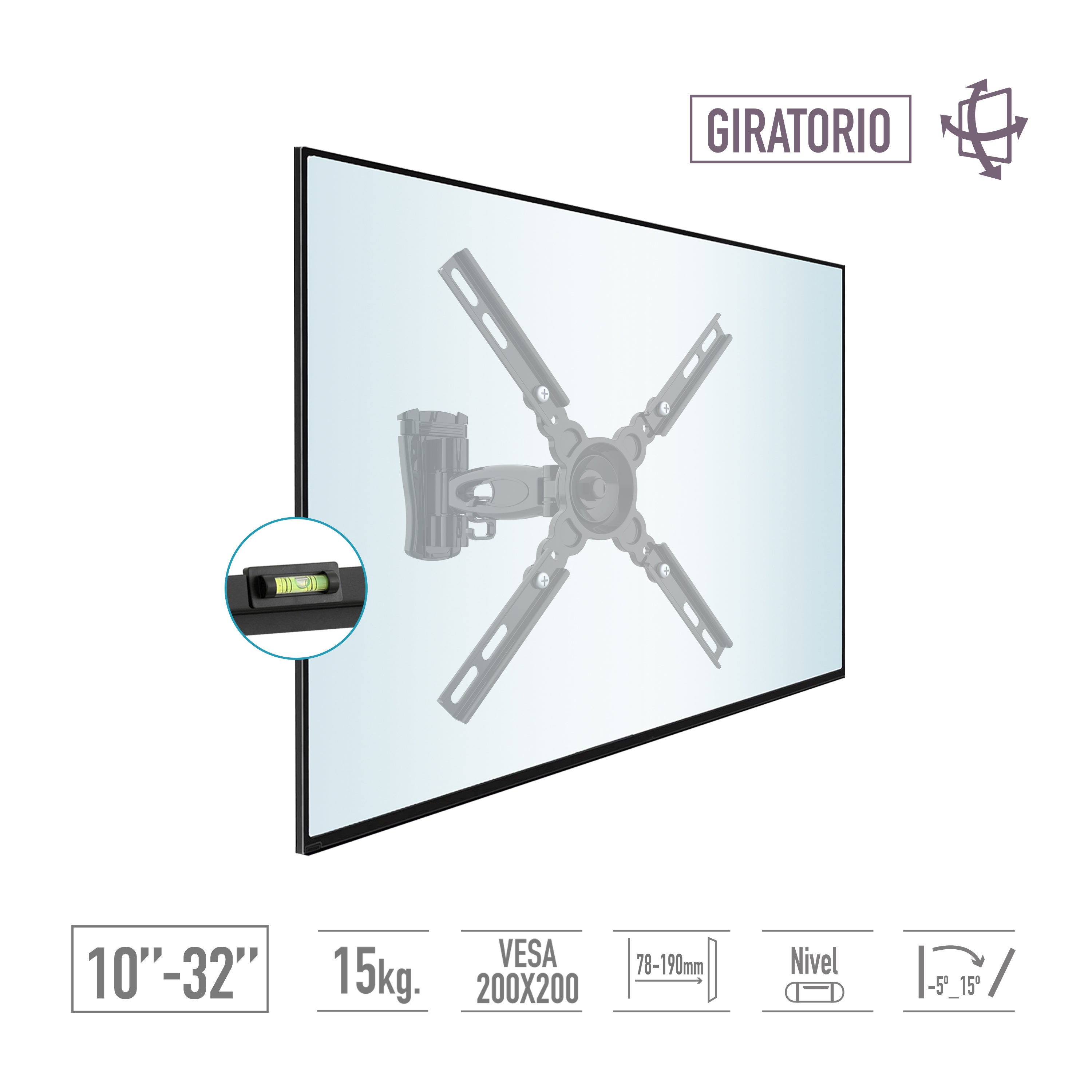 Support de TV TM Electron 15 kg 10