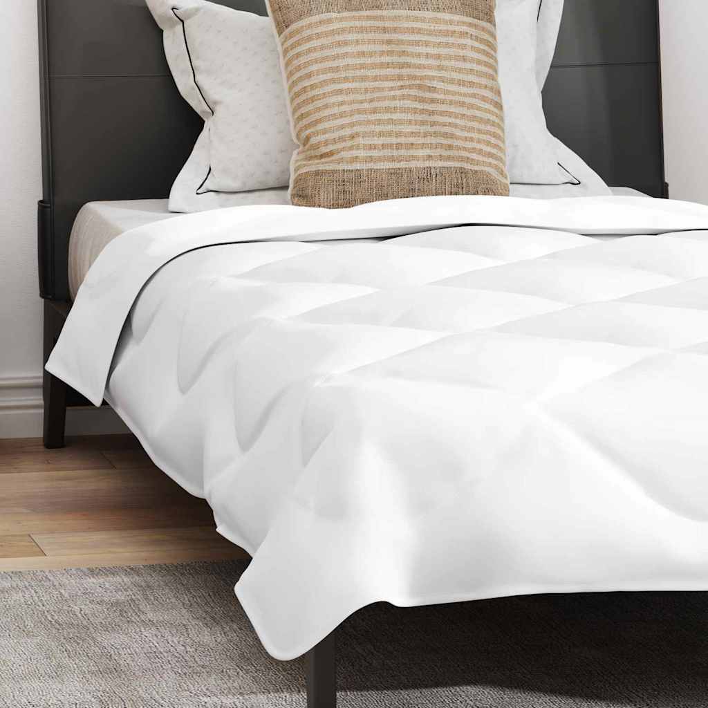 Duvet d'été avec oreiller 2 pcs | Couette Blanc 155 x 220 cm Microfibre - 5