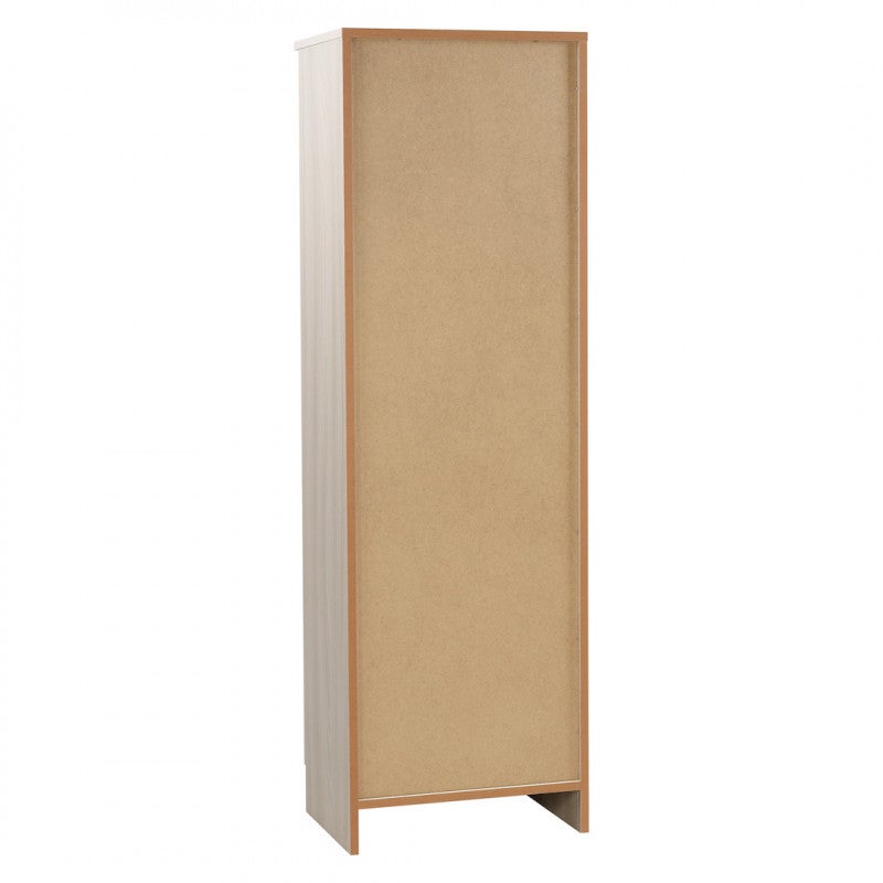 Meuble colonne 2 portes, 1 tiroir, 46 L x 34 P x 183 H – Finition orme clair – Sarmog - 3