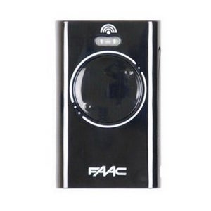 FAAC XT2 433 SLH LR – Telecomando 2 Canali Bianco 787007, 433 MHz, Codifica Hopping, Lunga Portata