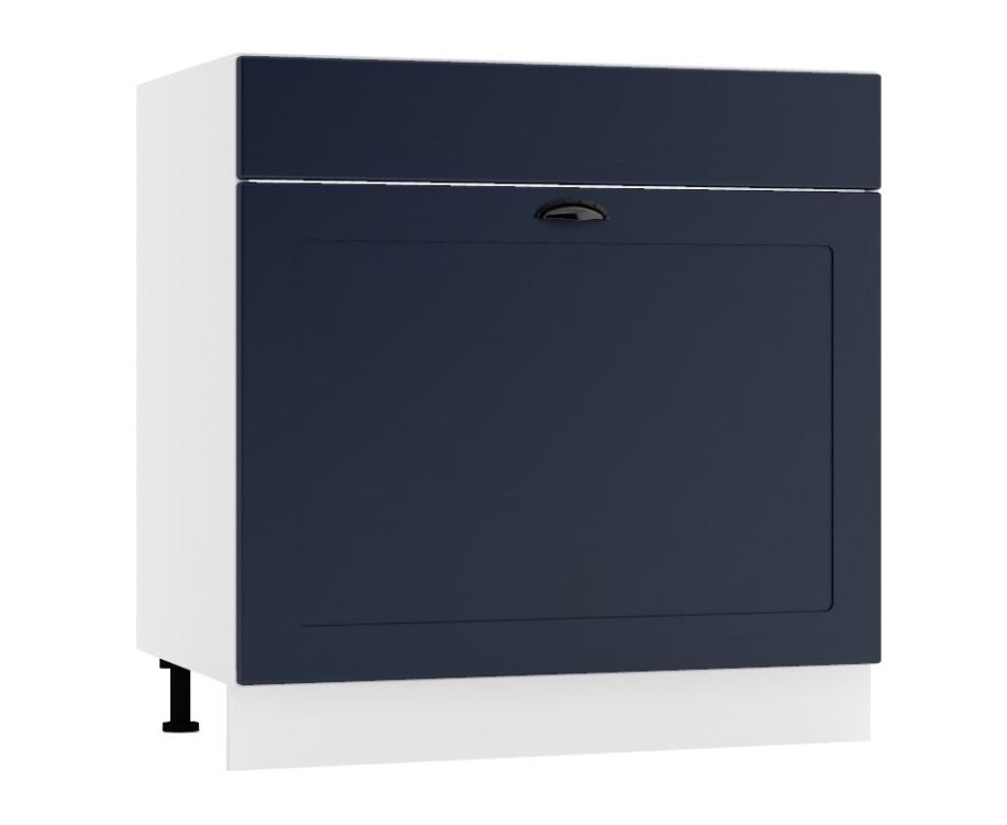 Szafka pod zlew 80 ADELE D80ZL S/1 granatowa mat
