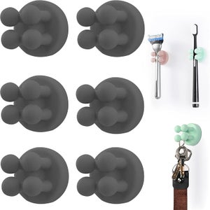 4 Portaspazzolino In Silicone Portaspazzolino Multifunzione