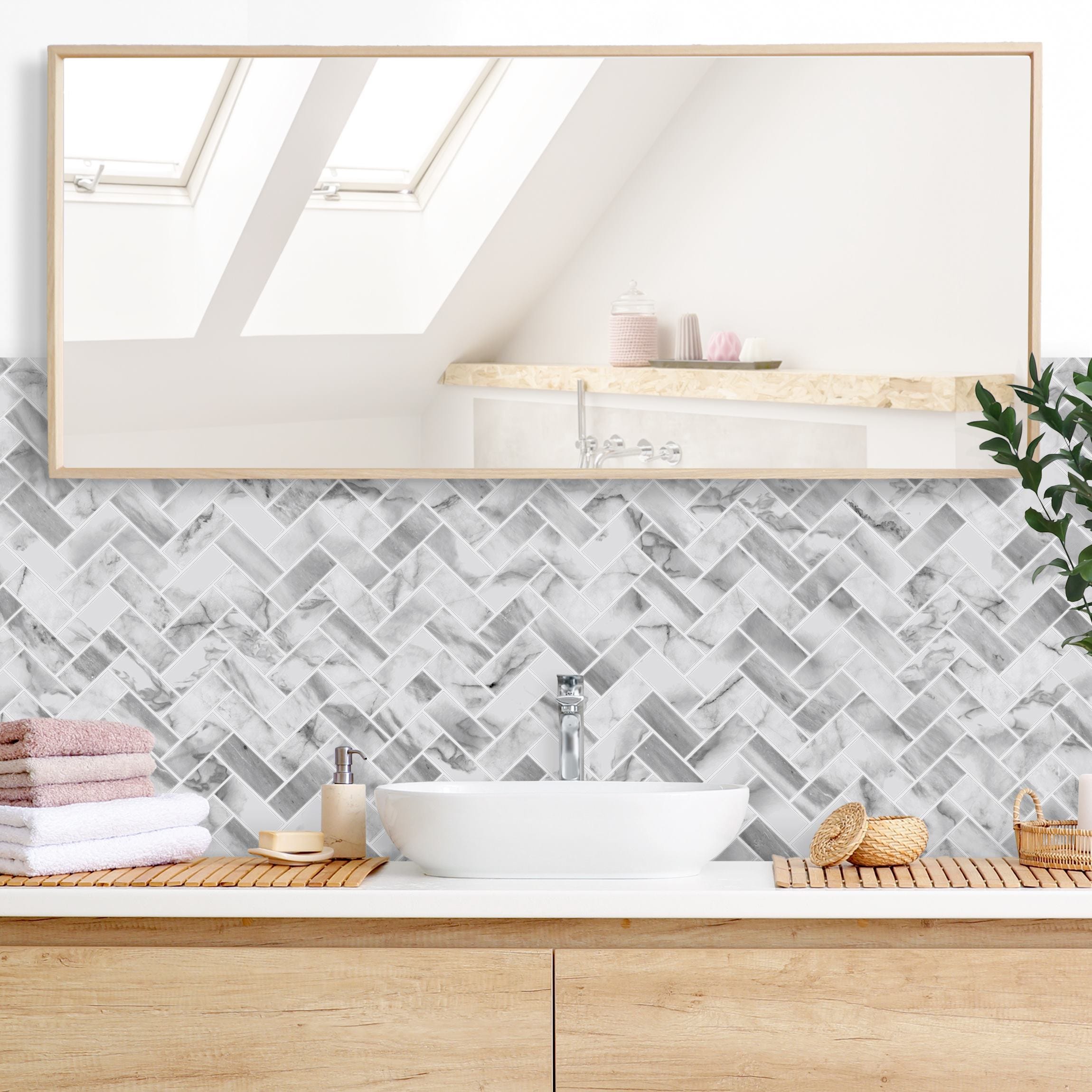 Panneau Mural Pour Salle De Bain - Flower Power Motif à Carreaux Vert Rose 300 X 100 Cm 97326091 Panneau Mural Pour Salle De Bain - Flower Power Motif à Carreaux Vert Rose 300 X 100 Cm 97326091