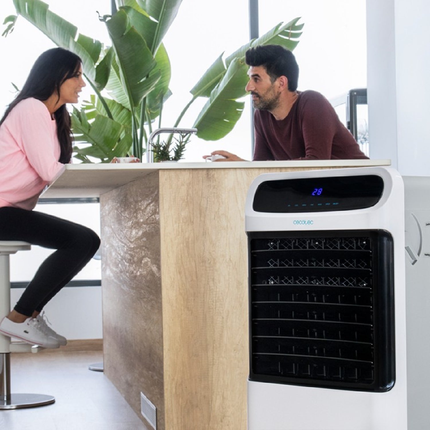 Climatiseur Évaporation Portable Cecotec EnergySilence PureTech 6500 500 m3/h 12 L Blanc - 5