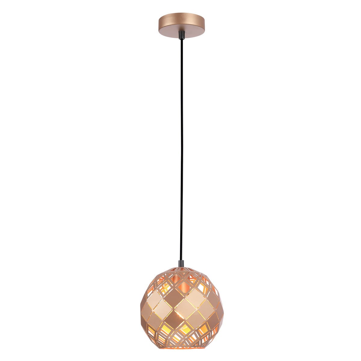 Lampa sufitowa wisząca Paulela złota 1xE27x40W nowoczesna wym: 92,5 x 20 x 20 cm metal Italux