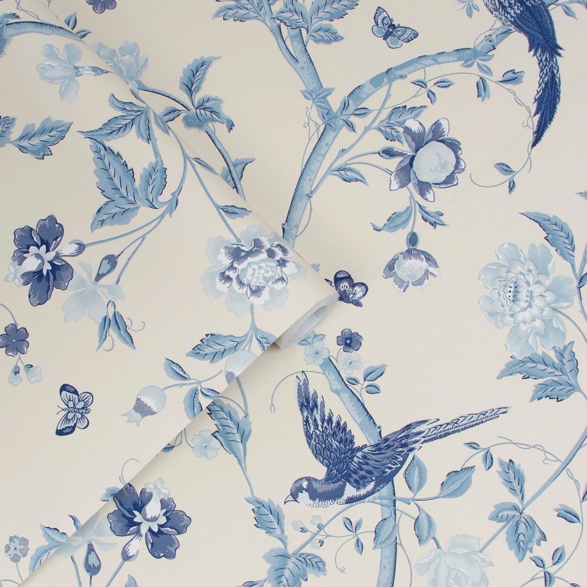 Laura Ashley Tapeta filzelinowa SUMMER PALACE ROYAL 10 m x 52 cm