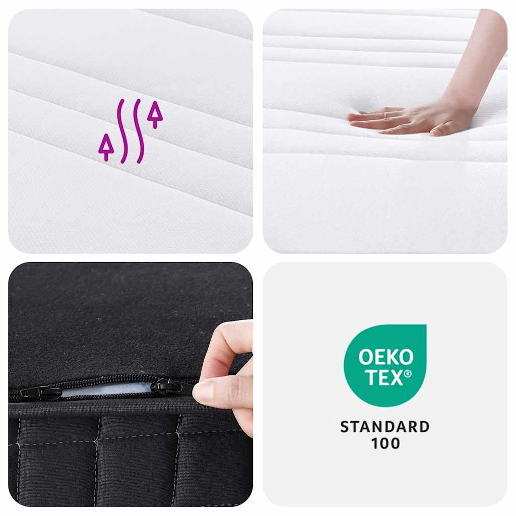 Materasso a Molle Bonnel per Bambini Medio 80x160 cm vidaXL - 8