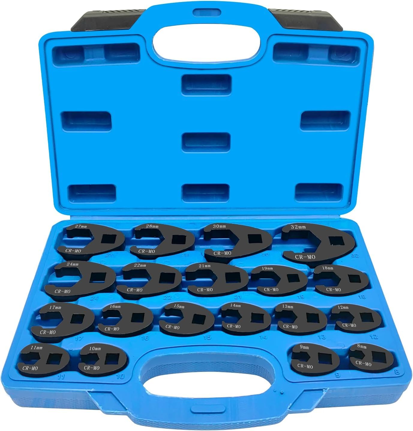 Jeu De 10 Clés à Tubes 6-22mm - Avec Gants Et Barres De Couple - Pour Accès Difficiles