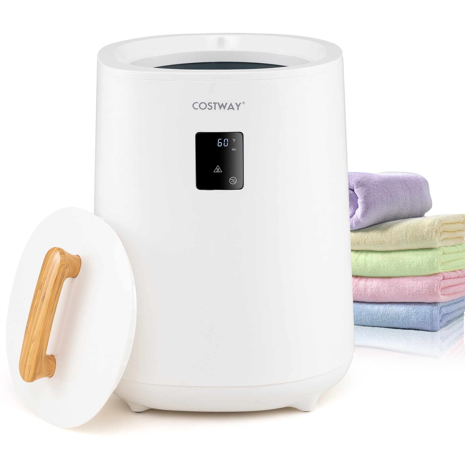 Chauffe-Serviettes 5L 176°F Avec Stérilisation UV - Idéal Salon Coiffure, Salle De Bain Et Spa