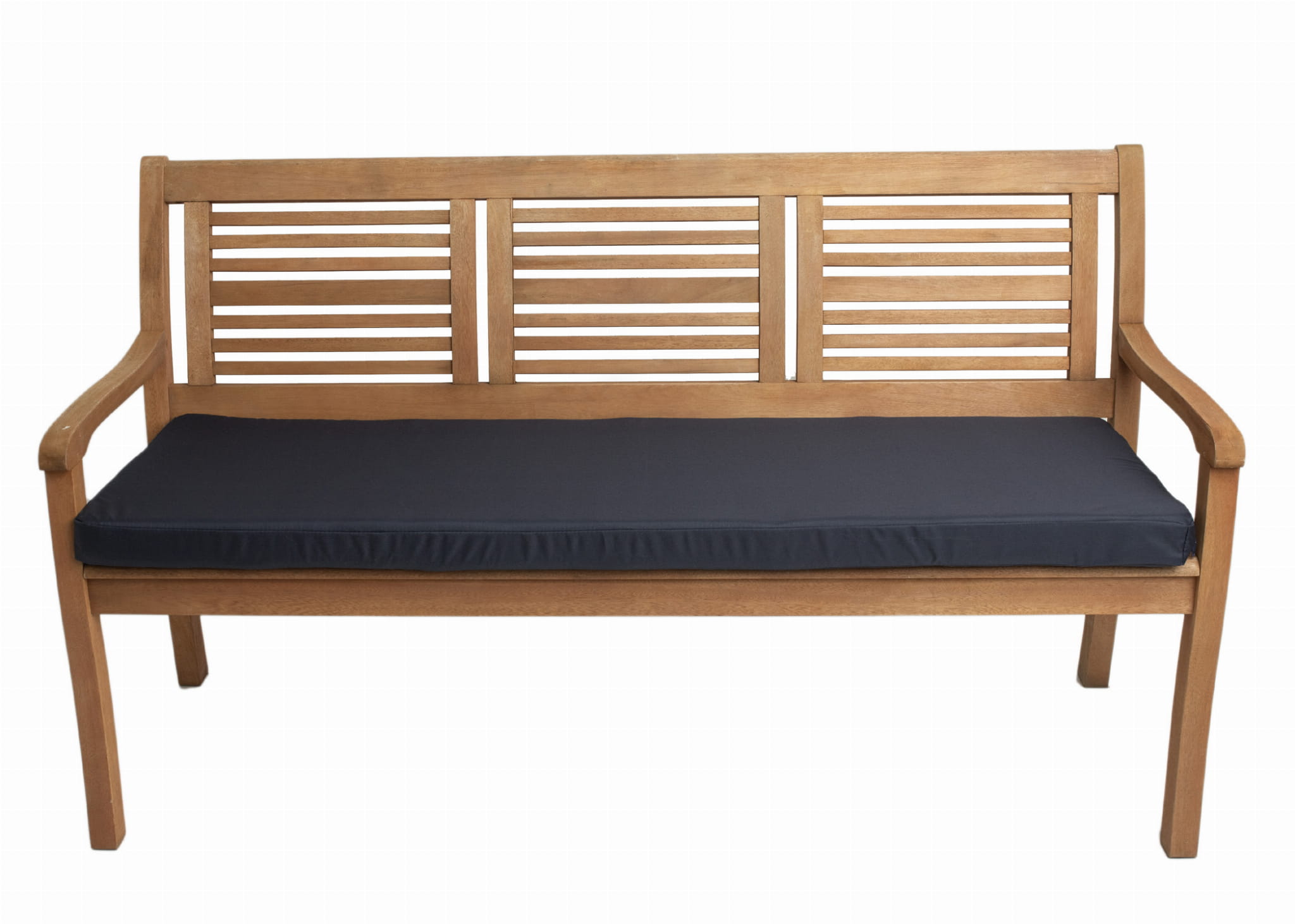 Cojín para banco de jardín 110x50x7cm asiento, cojín para columpio de jardín azul oscuro, cojín de asiento plano, cojín para banco de jardín