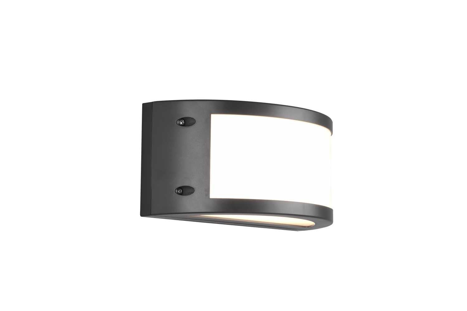 Kinkiet zewnętrzny KENDAL LED 12W Ciepła biel 1200lm antracyt wym:11,5x24,8x24,8cm IP54 RL