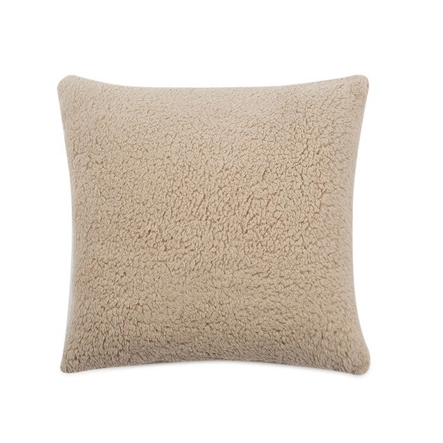 Housse De Coussin 45x45 Cm - Blanche - Polyester - Neuve Sans Emballage