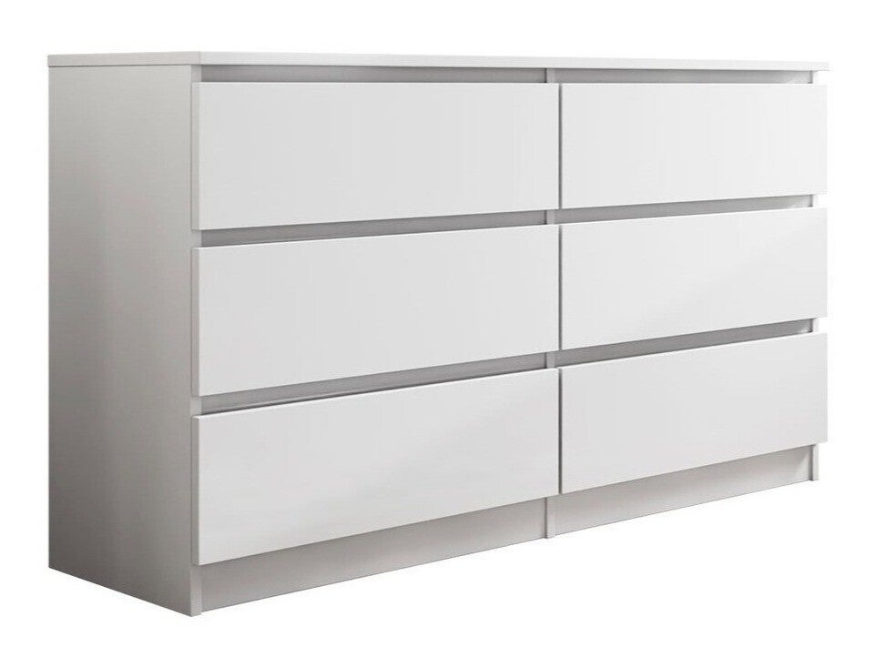 Cómoda Comfivo Structor II, Blanco, Con cajones, Número de cajones: 6.00, 77x138x40cm - 5