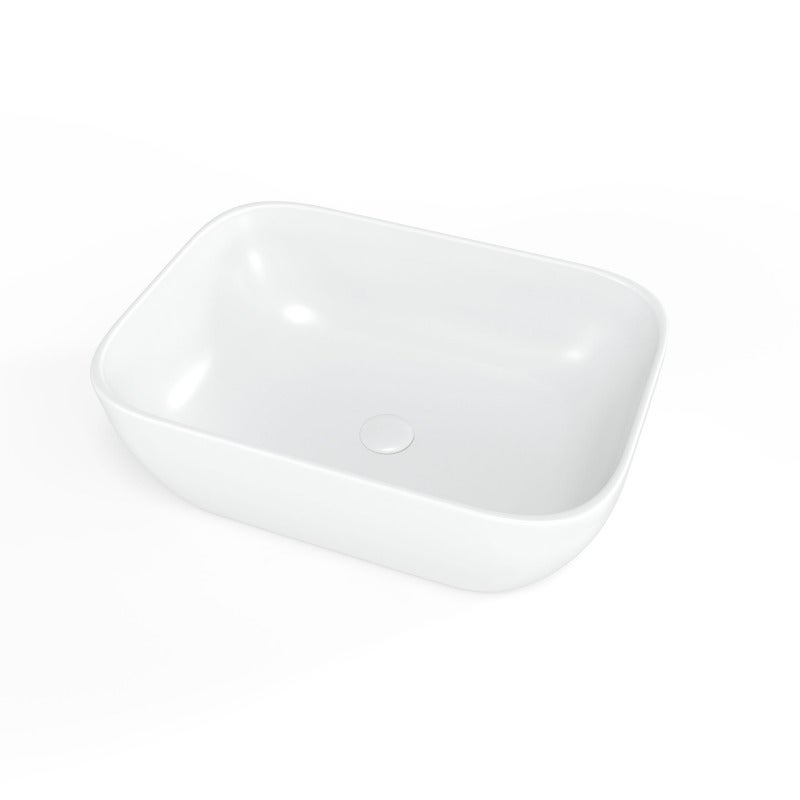 Vasque à poser 45,5 x 32,5 x 13,5 cm sans trop-plein blanc mat Infinitio SAT (SATINF4532M) - 2