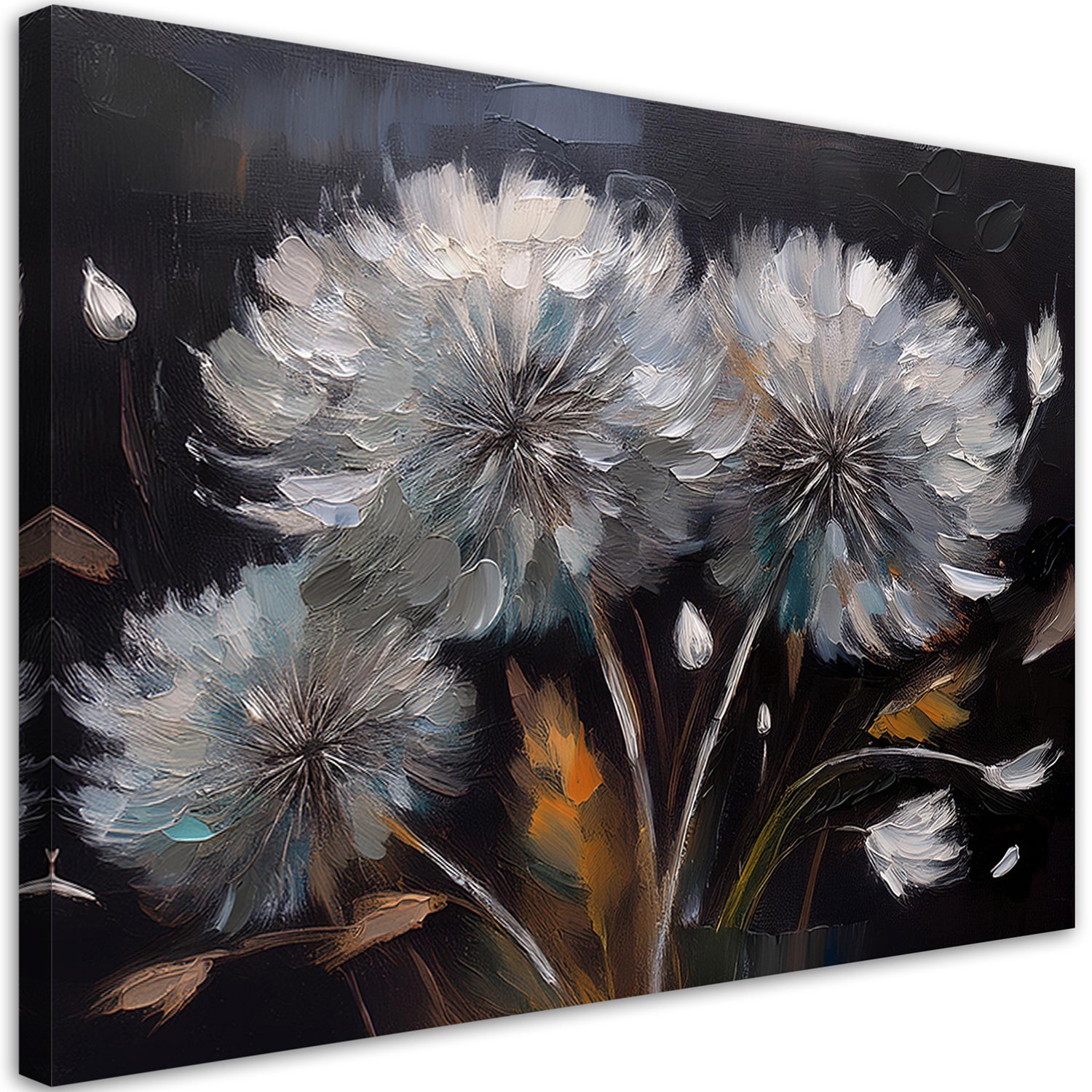 Obraz na płótnie, Dmuchawce Rośliny Natura 120x80