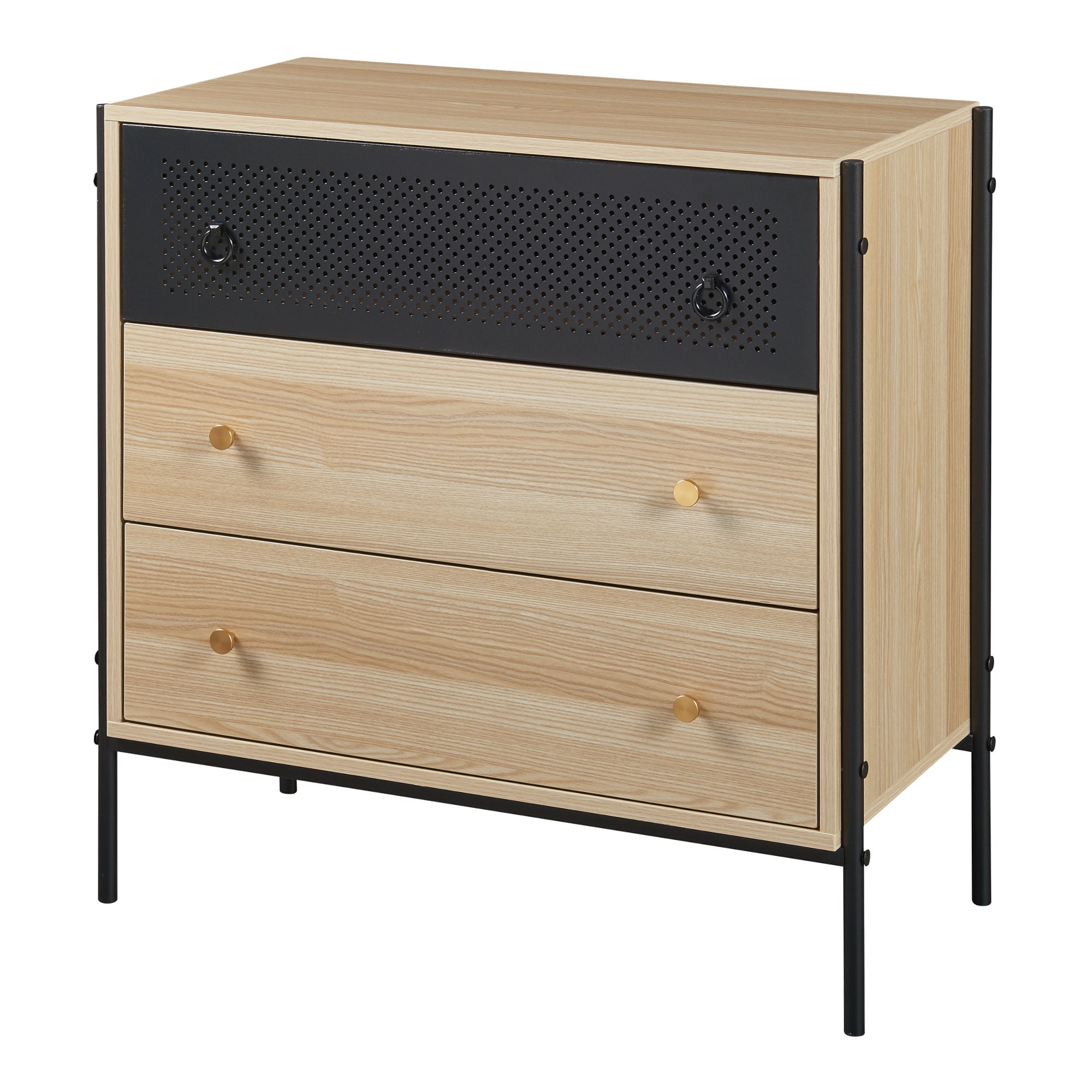 Commode meuble de rangement pratique entrée salon chambre 80 x 80 x 40 ...