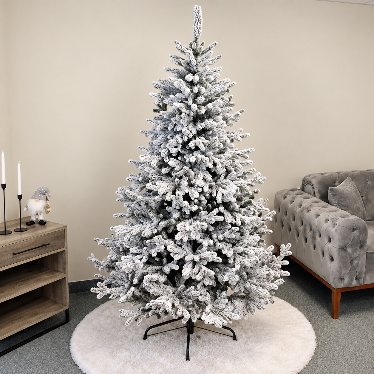 Brad artificial Christmas Deluxe, Viena Select nins, integral 3D, 180cm 180 cm