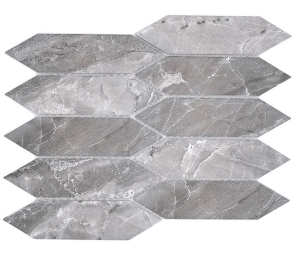 Mosaïque Murale Céramique Vert Foncé – Aspect Brillant, Effet Craquelé – Pour Cuisine