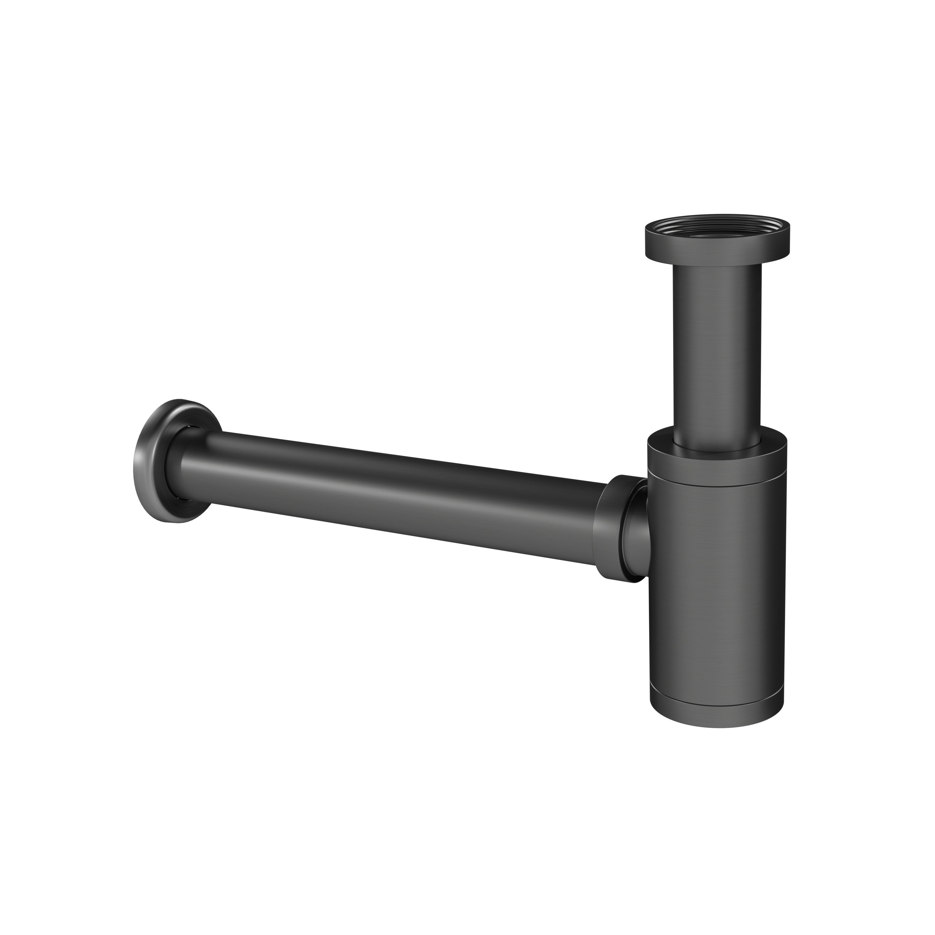 Bernstein Syfon 32 mm do umywalki - regulacja długości - złącze DIN - gunmetal