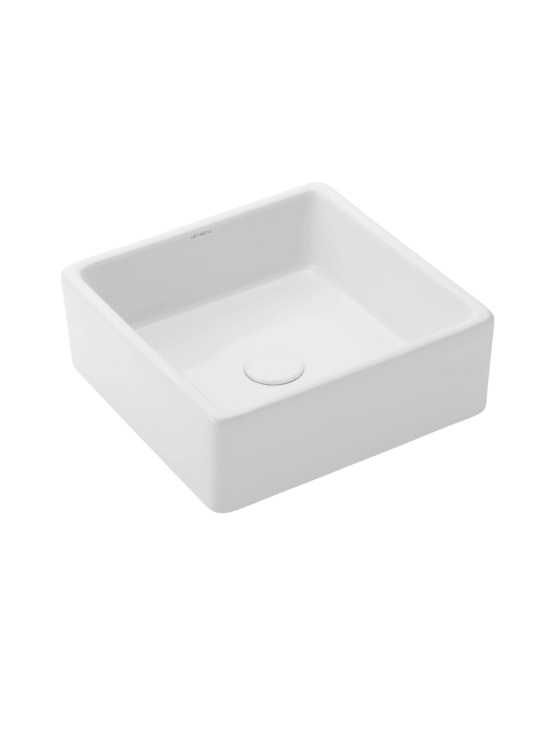 Umywalka nablatowa Uptrend DUFF biały połysk 1 szt.