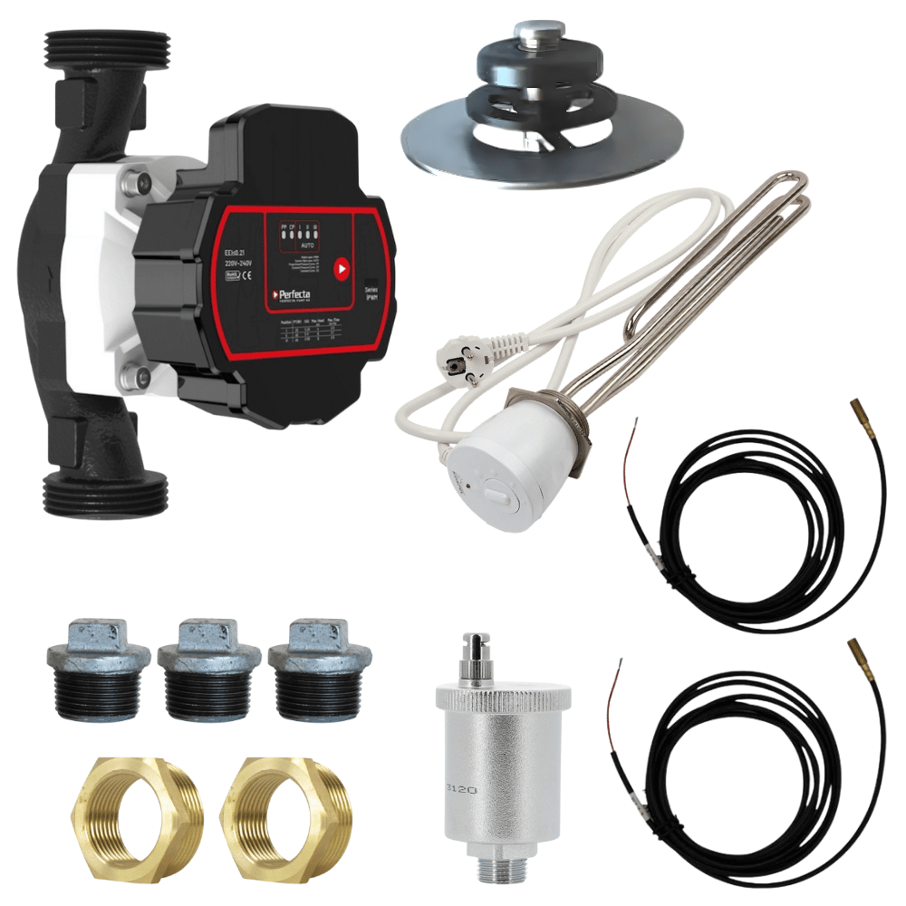 Pack caldaia a pellet CPA 24 De Dietrich con silo + Serbatoio tampone + Preparatore ACS + Accessori - 9