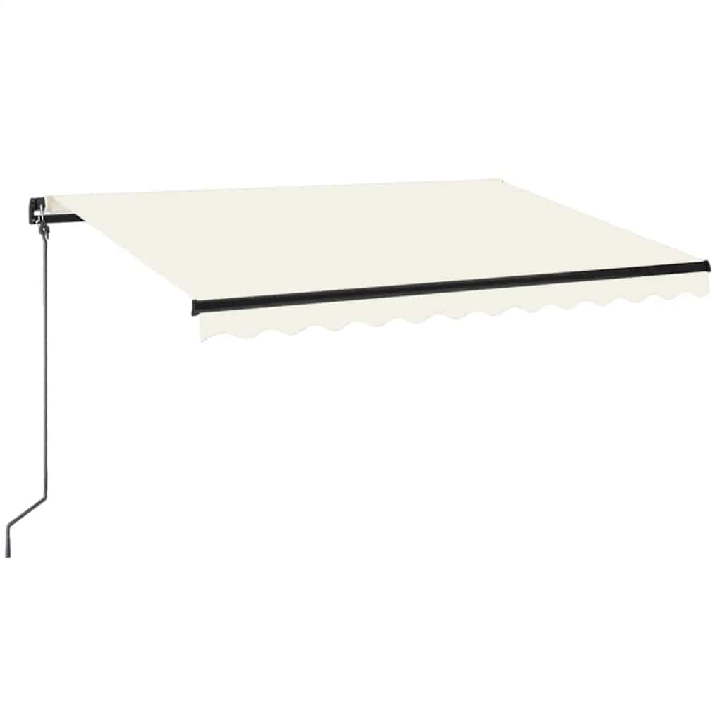 vidaXL Tenda da sole 160 g/m² Beige 4/5x3 m HDPE