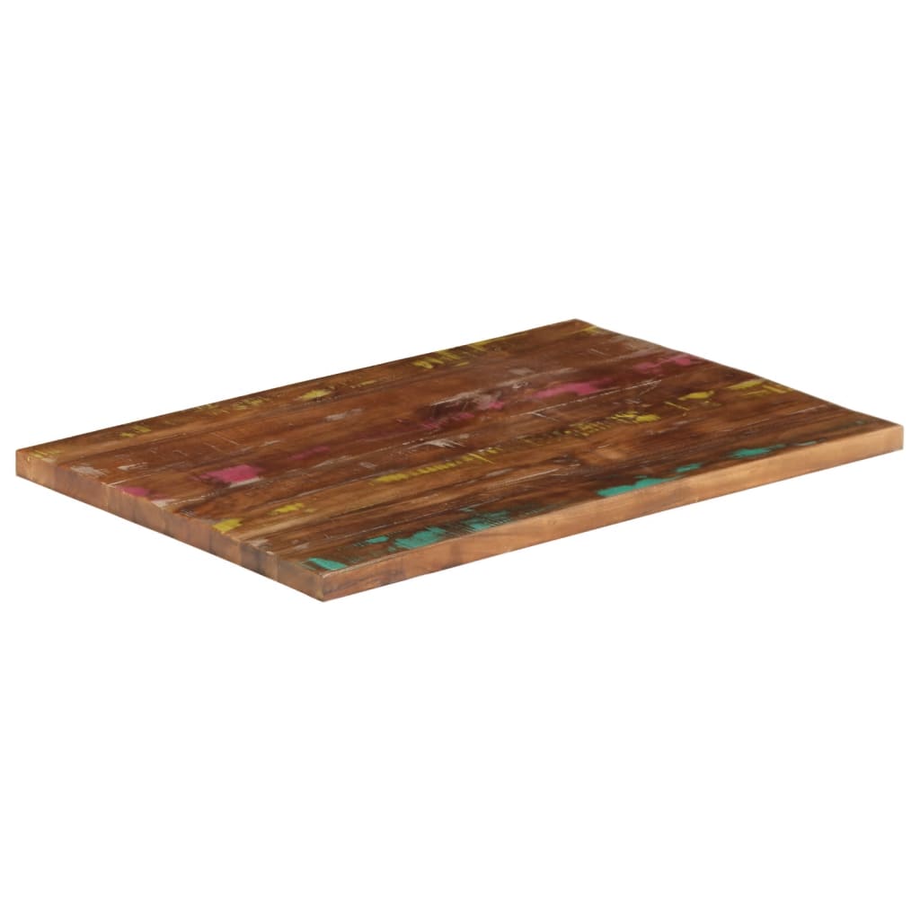 Tablero De Mesa Borde Natural Madera Maciza Mango 110x40x2,5 Cm Vidaxl