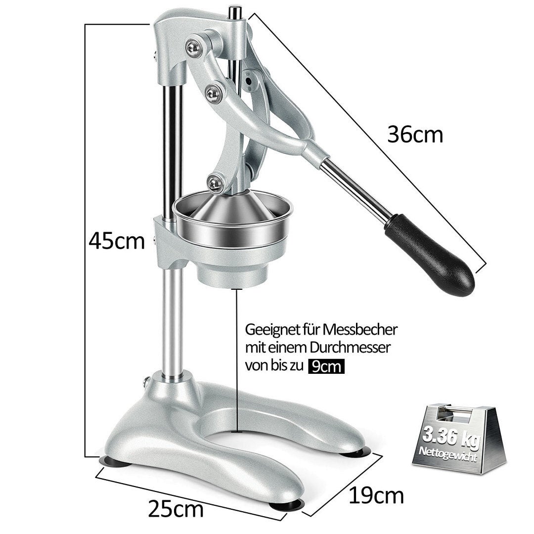Spremiagrumi In Acciaio Inox 304: Spremi Limoni E Arance Resistente, Stile Classico E Igienico