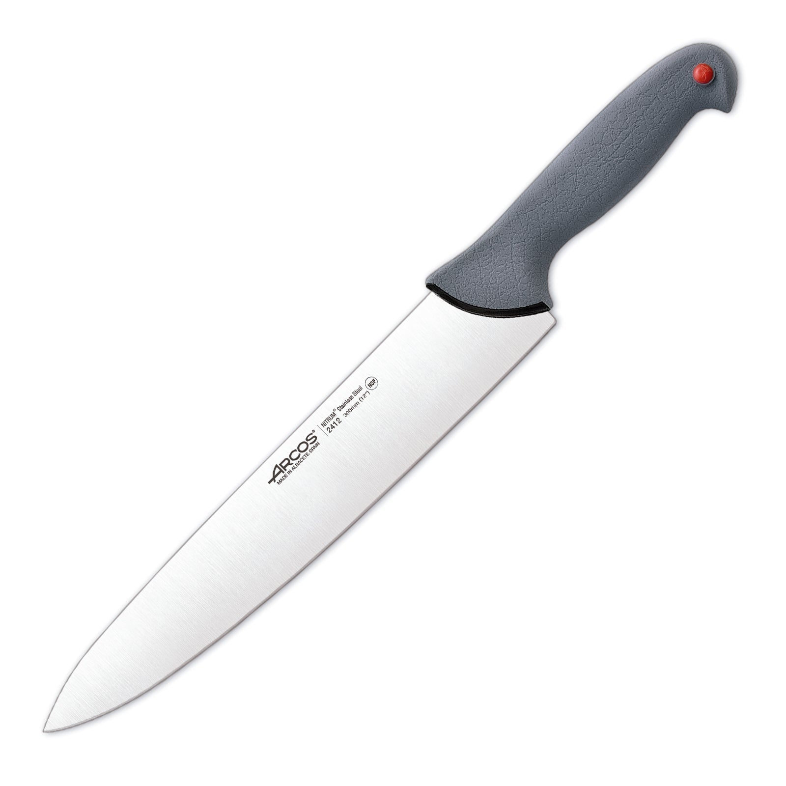 Arcos Duo Set Di 3 Coltelli Da Cucina - Acciaio Inossidabile Nitrum, Manico In Polipropilene, Colori Nero E Rosso