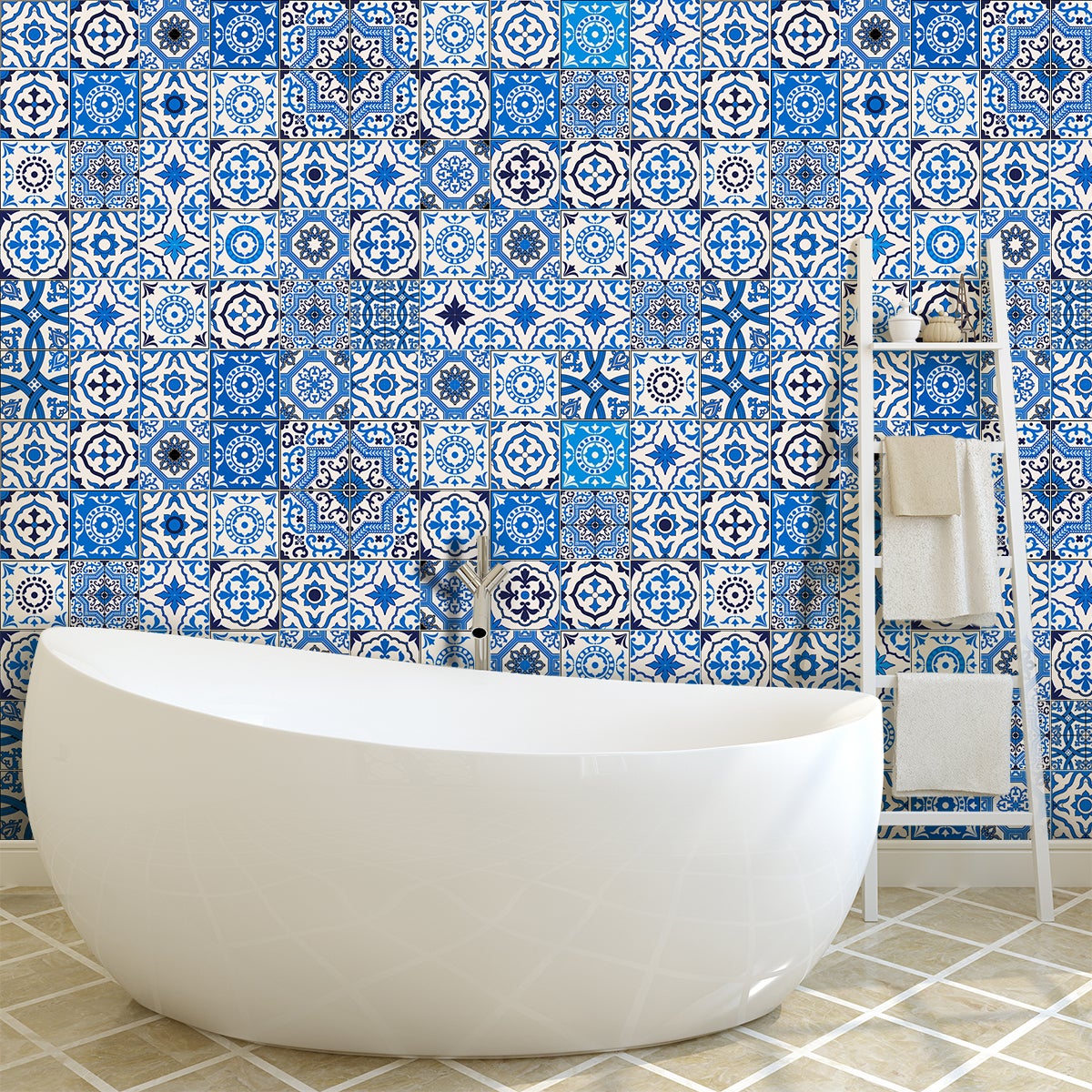 9 vinilo baldosas azulejos settima - adhesivo de pared - revestimiento sticker mural decorativo - 9stickers15x15cm