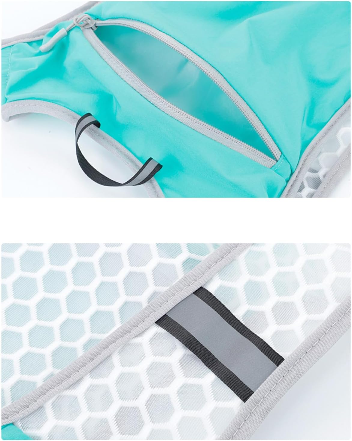 Gilet de Course Unisexe Hydratation : Pochette Téléphone, Rangement Réglable, Léger et Respirant pour Running, Vélo, Randonnée - 5