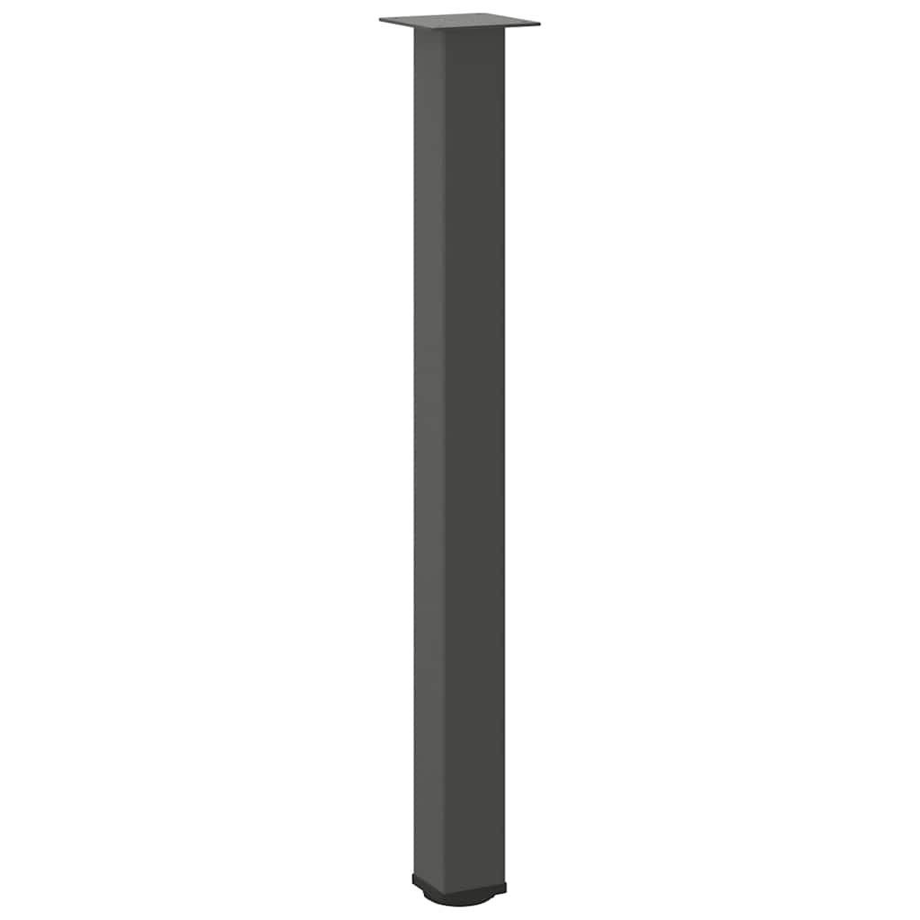 Pernas para mesa de centro 4 peças aço antracite 100-102 cm - COMFORTXL - 4