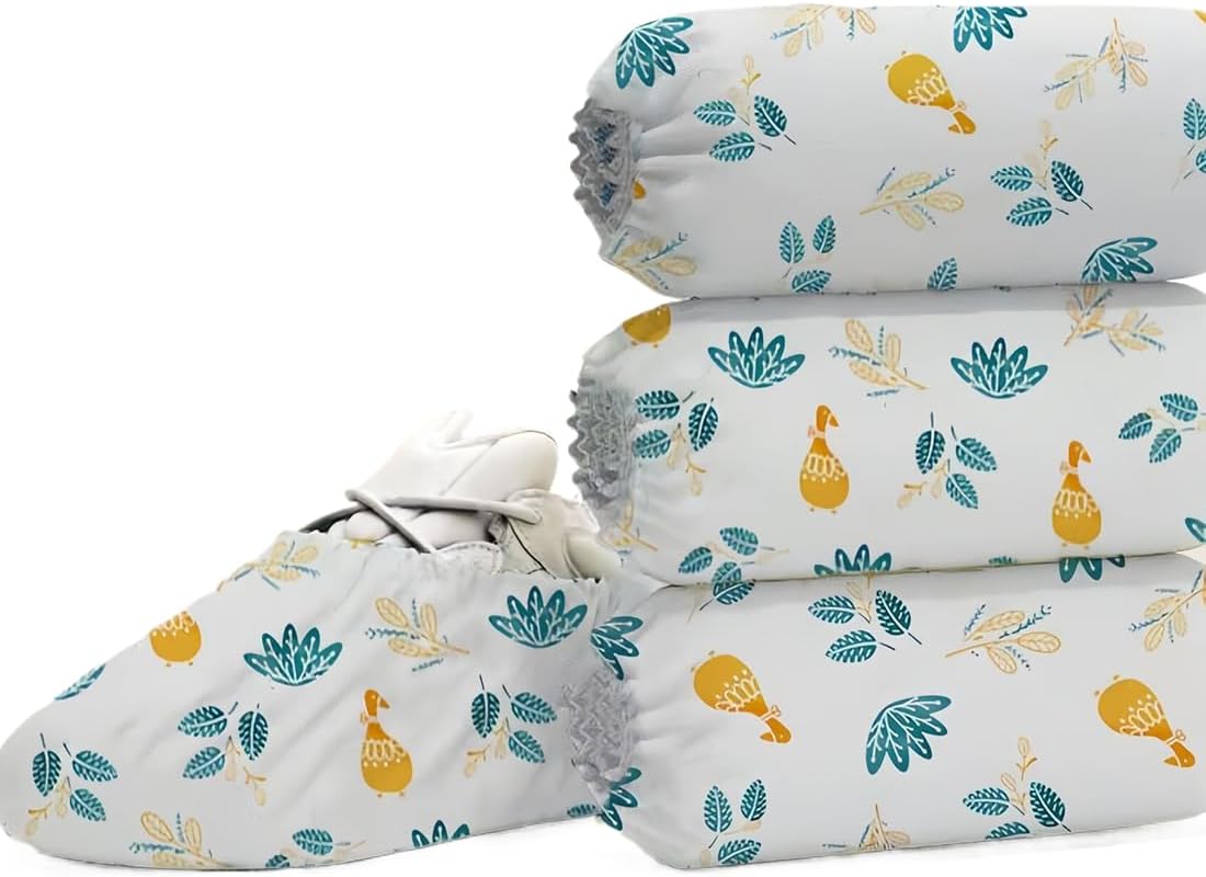 6 Paires De Couvre-chaussures Jetables Noirs - Réutilisables, élastiques, Pour Maison, Bureau, Entretien