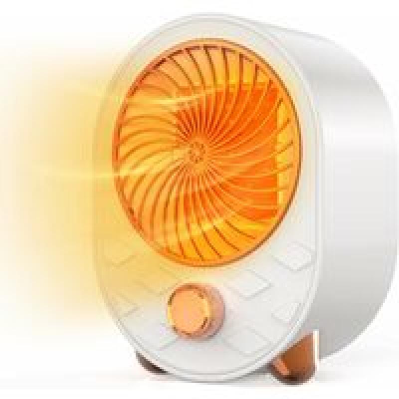 Ceramiczny grzejnik z wentylatorem - Regulowany termostat - Zabezpieczenie przed przegrzaniem - System zabezpieczający przed przewróceniem - Biały