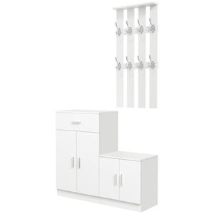 Julyue Appendiabiti con Scarpiera, Appendiabiti da Terra in Metallo con Ripiano, Scarpiera e Appendiabiti per Ingresso, Soggiorno, Camera da Letto(60 cm 4 Strati Bianco Julyue Appendiabiti con Scarpiera, Appendiabiti da Terra in Metallo con Ripiano, Scarpiera e Appendiabiti per Ingresso, Soggiorno, Camera da Letto(60 cm 4 Strati Bianco