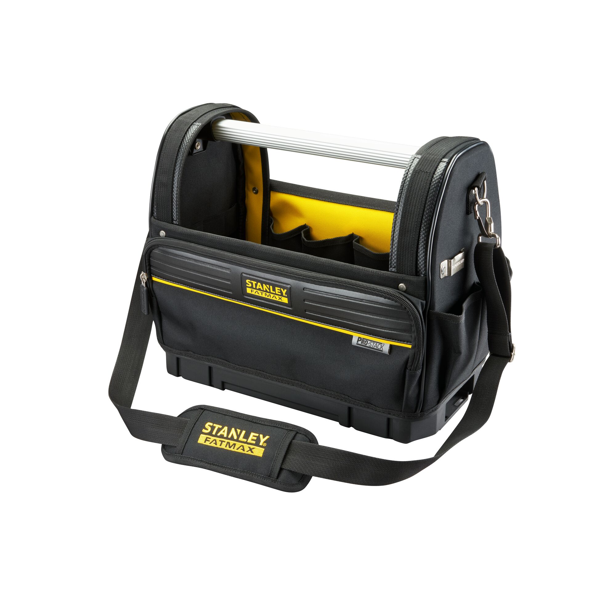 Skrzynka narzędziowa Stanley FATMAX wytrzymała z ergonomiczną aluminiową rączką i tkaniną 600 denier