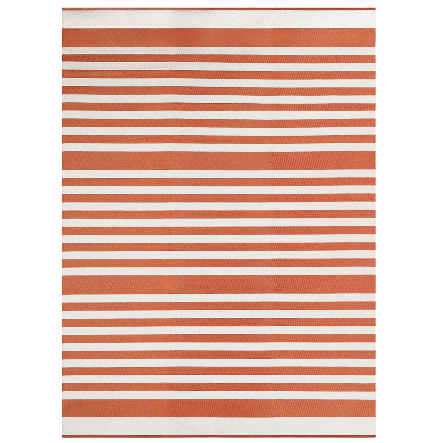 Tapis extérieur RAYURES terracotta 270 x 370 CM - 2