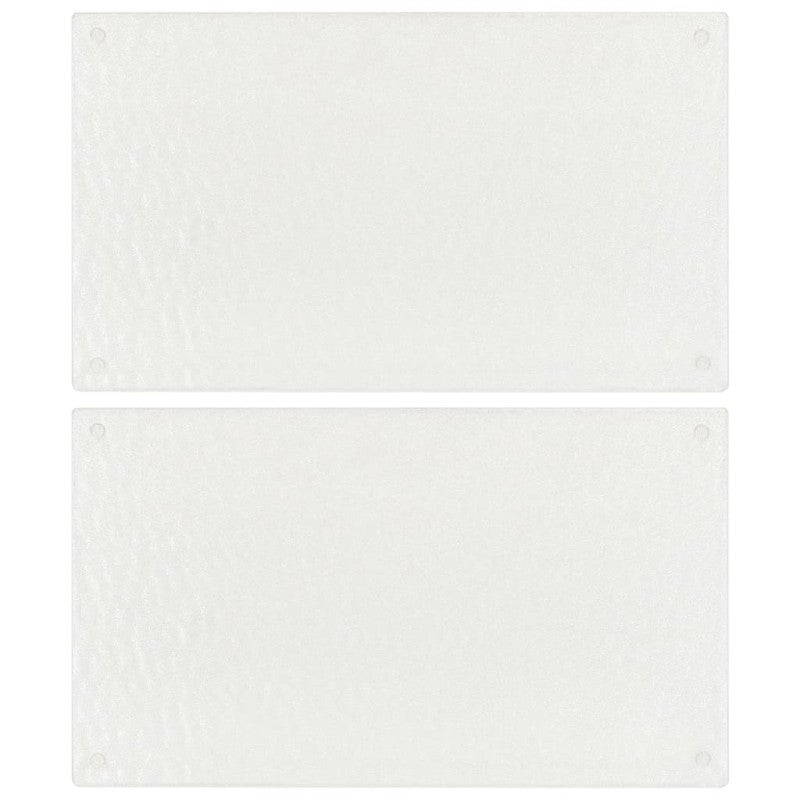 Planches à découper 2pcs motif de pierre naturelle Verre trempé