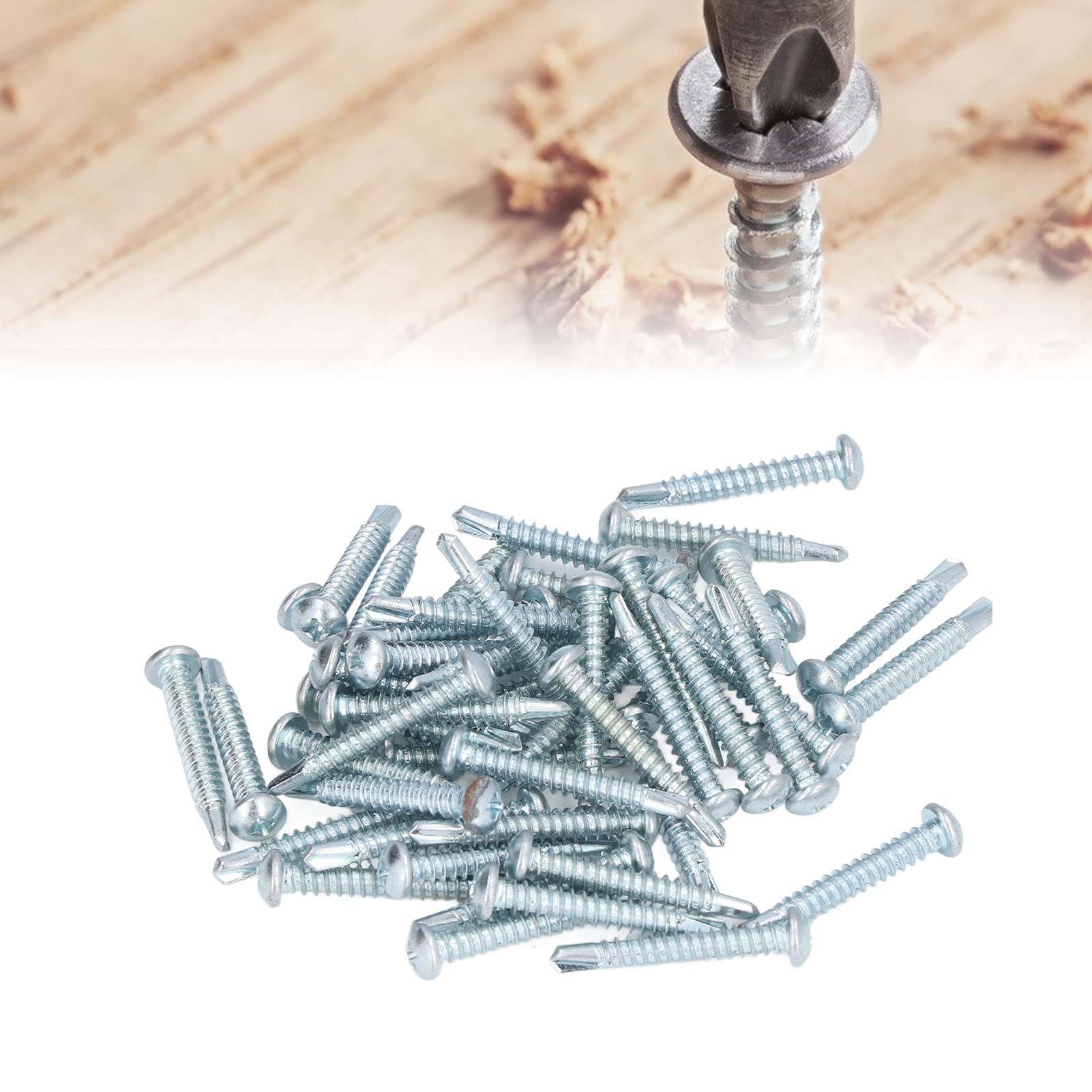 Viti Per Lamiera Autofilettanti Acciaio Inox A2 V2A - Testa Lente Croce 4,2-4,8 Mm