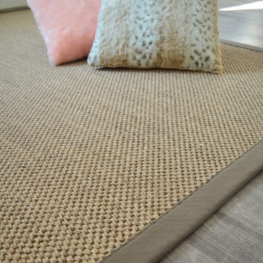 Tapis sisal - Kidara orge - Ganse taupe - 160 x 230 cm