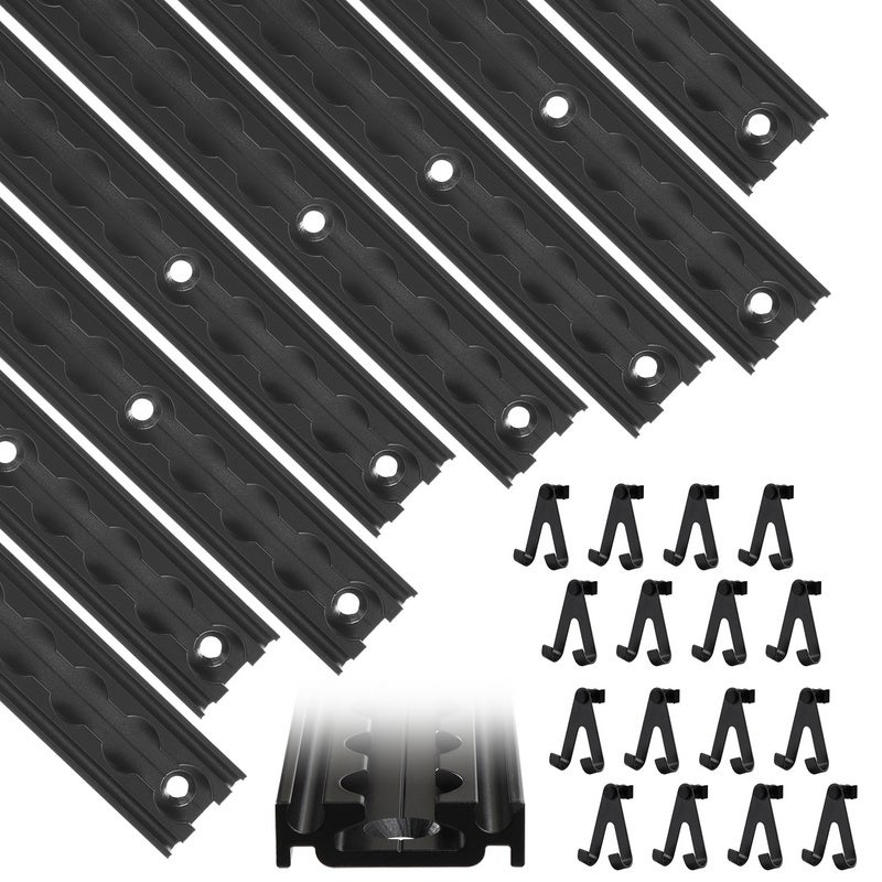 Zestaw szyn aluminiowych do zabezpieczania ładunku, 8x1M
