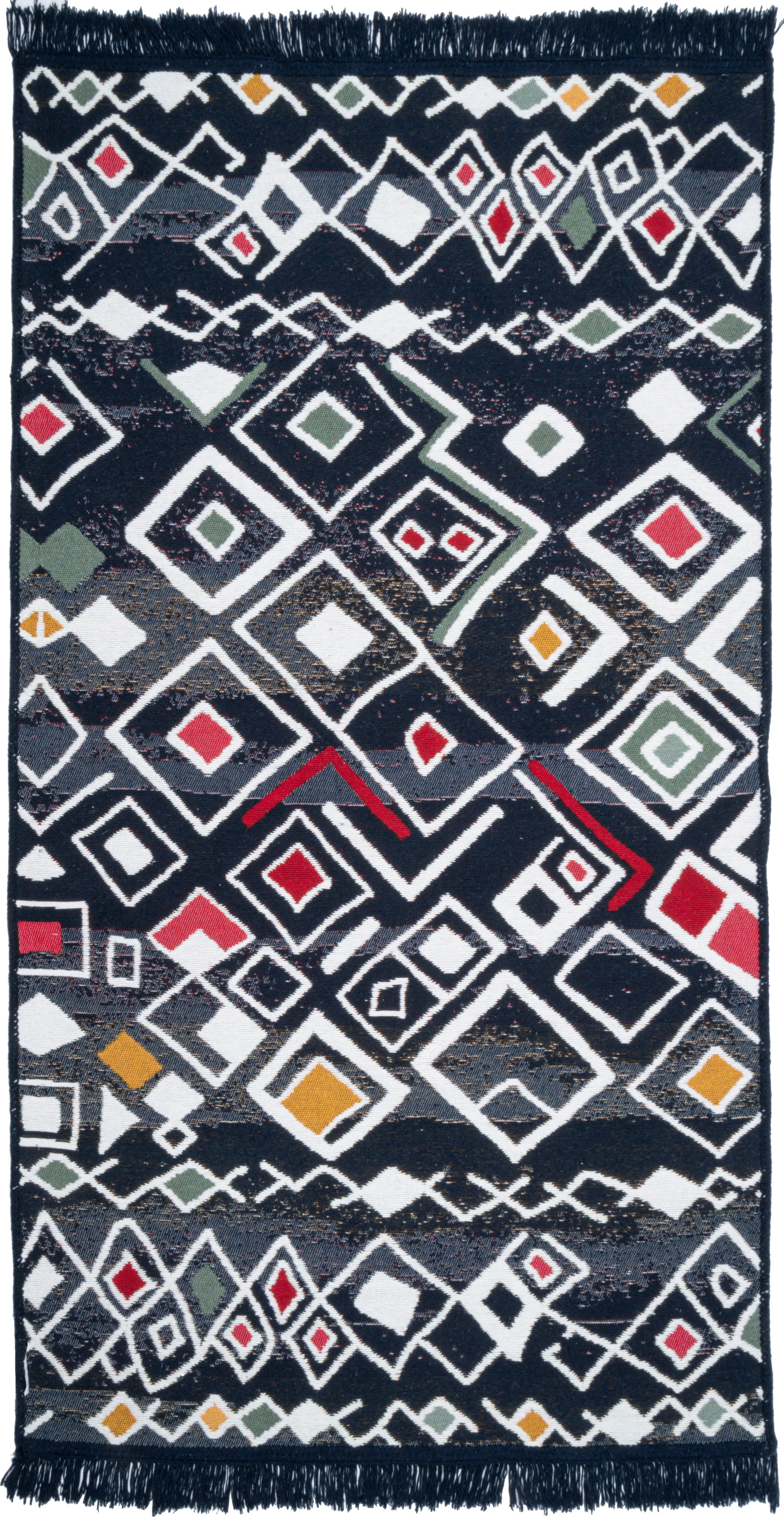 Dywan Multidecor Kilim Gold 80 x 150 cm boho granatowo-zielony 1 szt. - 2
