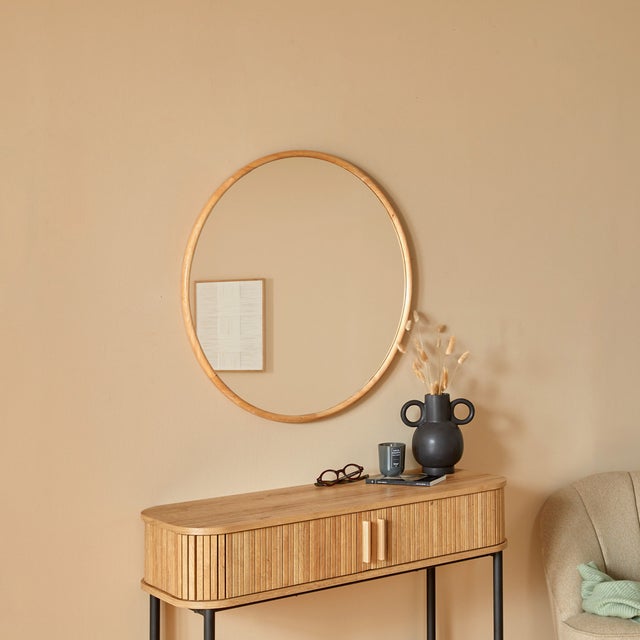 Espejo Kim marrón D75cm , Atmosphera Créateur d'intérieur