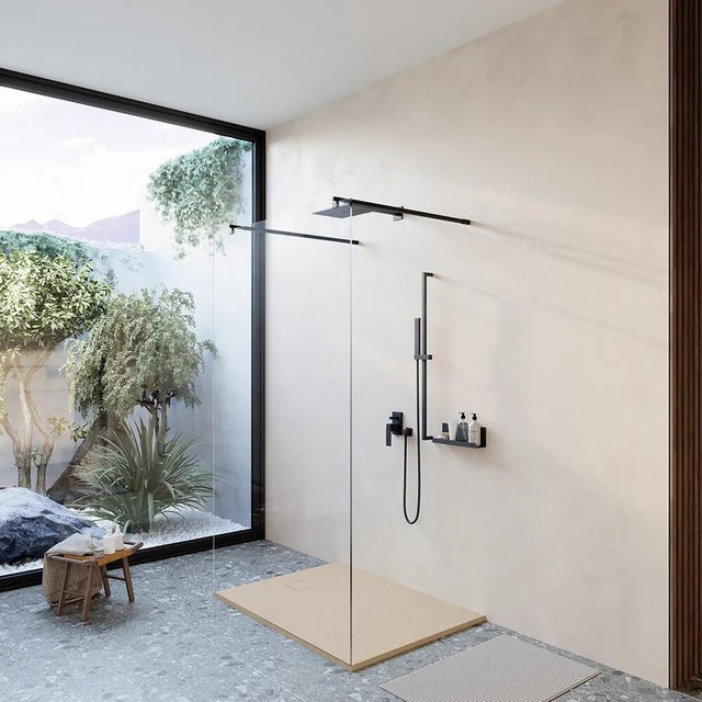 Receveur de douche 70 x 120 cm couleur ivoire effet pierre | Samos
