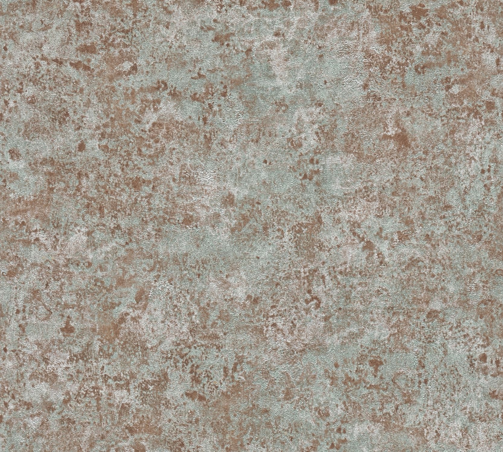 Tapeta ceglana ściana brązowym,zielonymIsrebrnym - 53 cm x 10.05 m - LIVINGWALLS