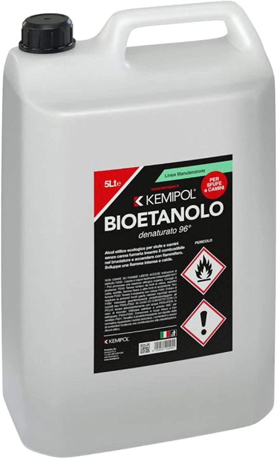 KEMIPOL BIOETANOLO COMBUSTIBILE LIQUIDO NATURALE INODORE CAMINO E STUFE 5LT | Leroy Merlin KEMIPOL BIOETANOLO COMBUSTIBILE LIQUIDO NATURALE INODORE CAMINO E STUFE 5LT | Leroy Merlin