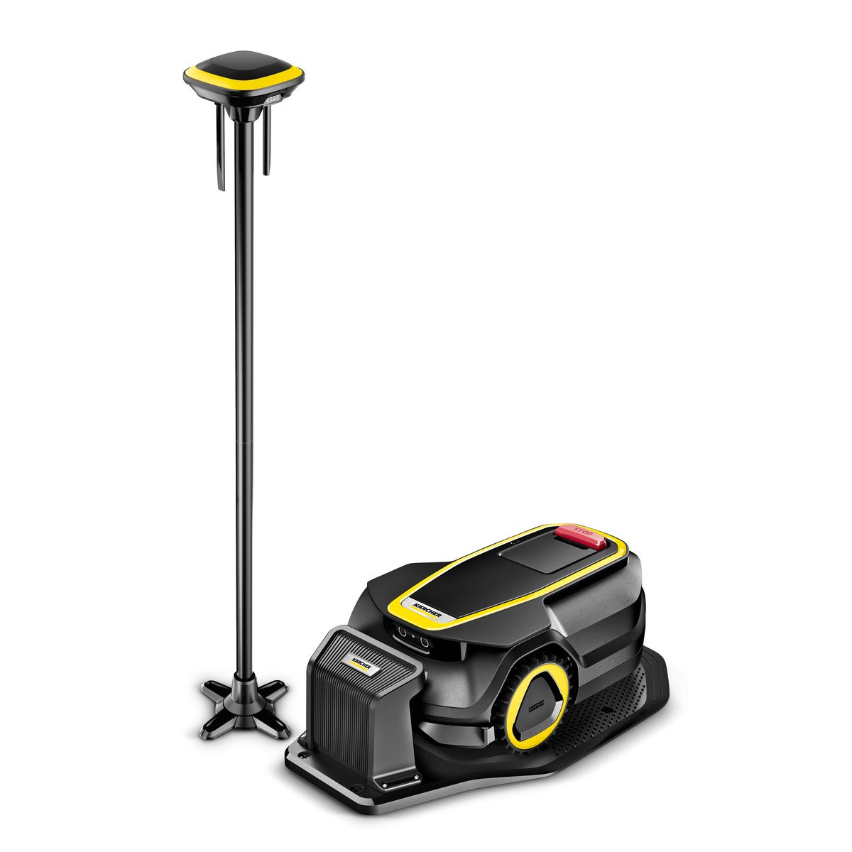 Robot tondeuse KARCHER RCX 4 sans fil périphérique, 1500 m², 4 roues motrices, GPS, RTK, caméra IA - 2