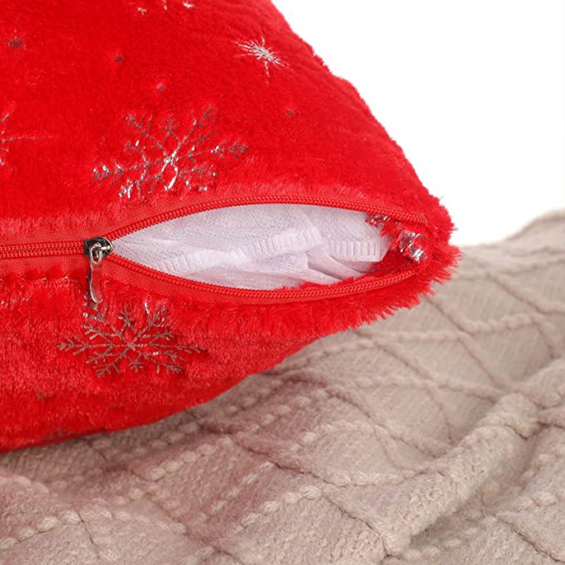 Set di 2 federe per cuscini natalizi, super morbide, 43x43 cm, per divano, soggiorno e camera da letto. - 3