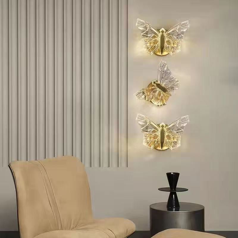 Applique murale papillon, lampe de chevet, lampe design, lampe de lecture de chevet - 5